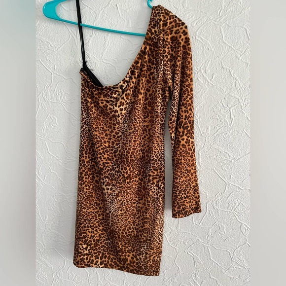VINTAGE 90s Cheryl Creations LEOPARD Long Sleeve Made in USA Top Size M - Picture 1 of 4